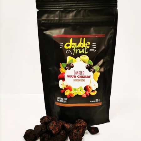 CANDIED SOUR CHERRY IN COCOA FIBRE 100g